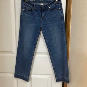 Loft 0 P straight crop jeans